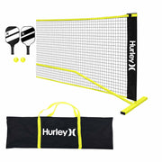 Hurley White & Yellow Pickle Ball & Net Set