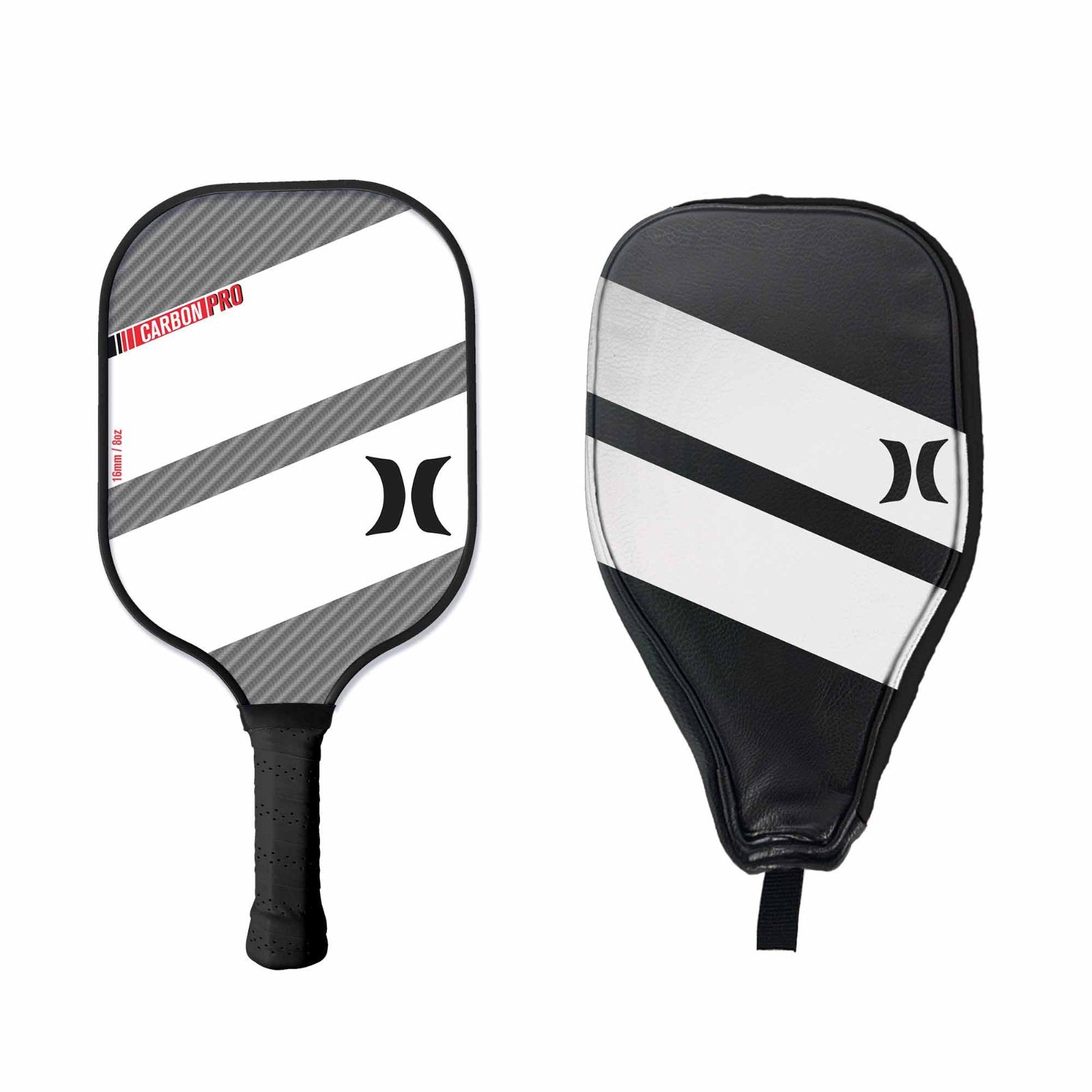 Hurley White Fiberglass Pickle Ball Paddle