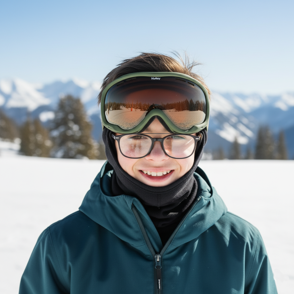 Hurley Youth SOAR Ski Snow Goggles, Green Camo(1701003D and 190101GGMD)