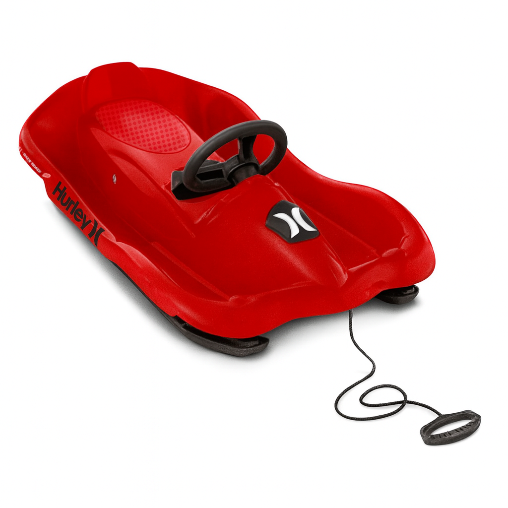 Hurley Kids Steerable Snow Sled - Red(1700011A)