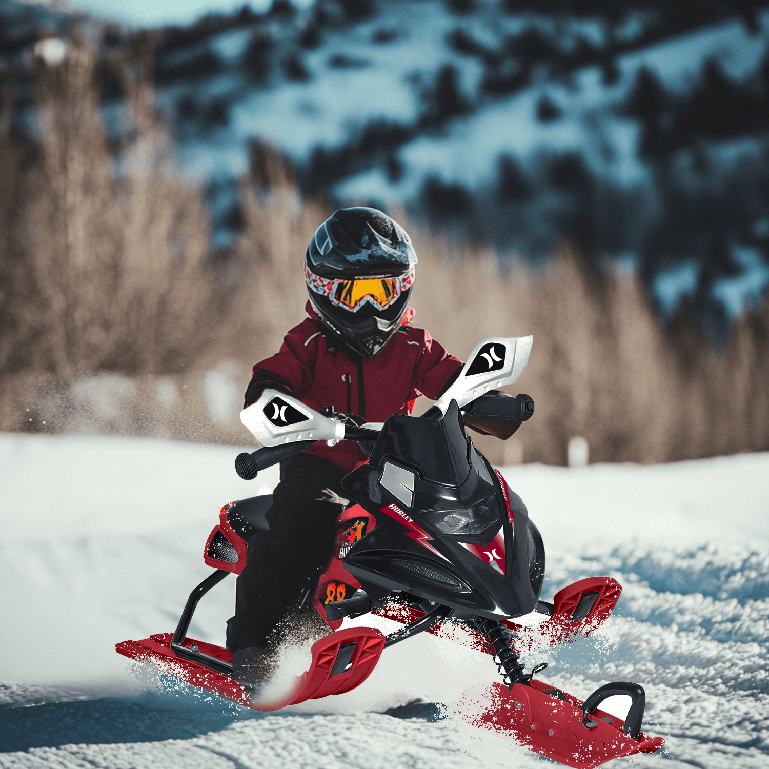 Hurley Xtreme PRO Racer Ride On Snow Sled (BS011)