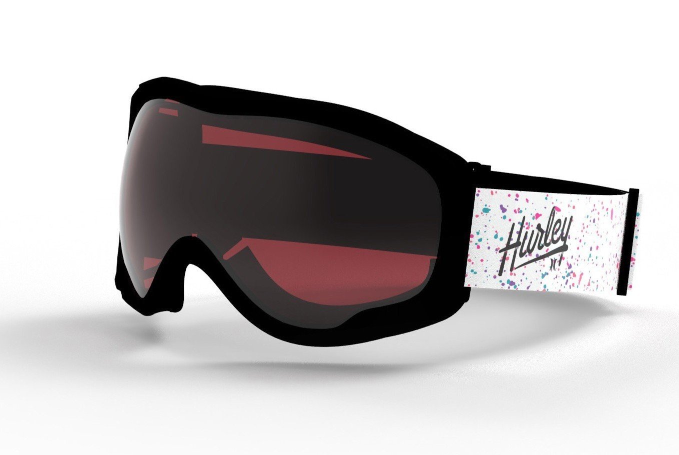 Hurley Youth SOAR Ski Snow Goggles, Pink(1701003B)