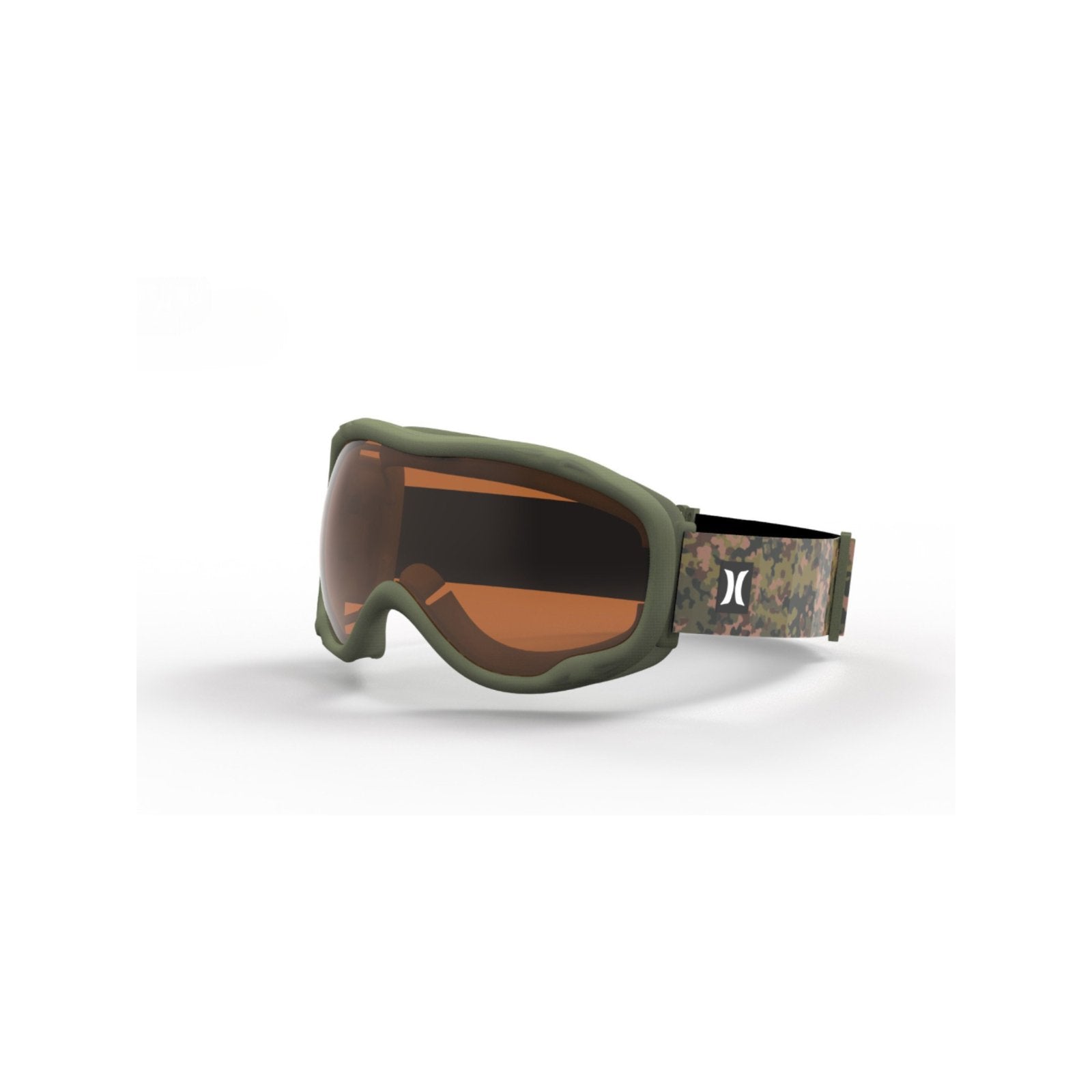 Hurley Youth SOAR Ski Snow Goggles, Green Camo(1701003D and 190101GGMD)