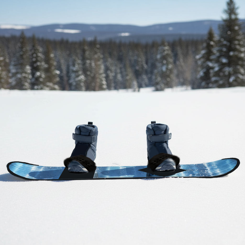 Hurley 37" Beginner Snowboard Blue Sketch-(1703006A)