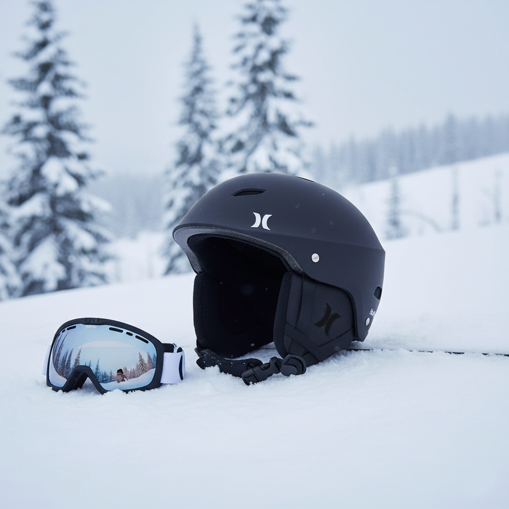 Hurley Adjustable Youth Snow Helmet