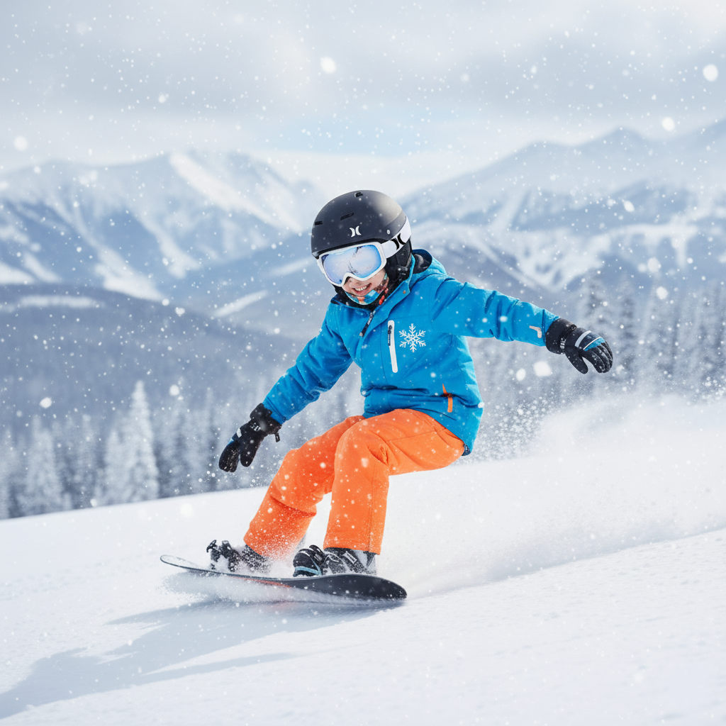 Hurley Adjustable Youth Snow Helmet