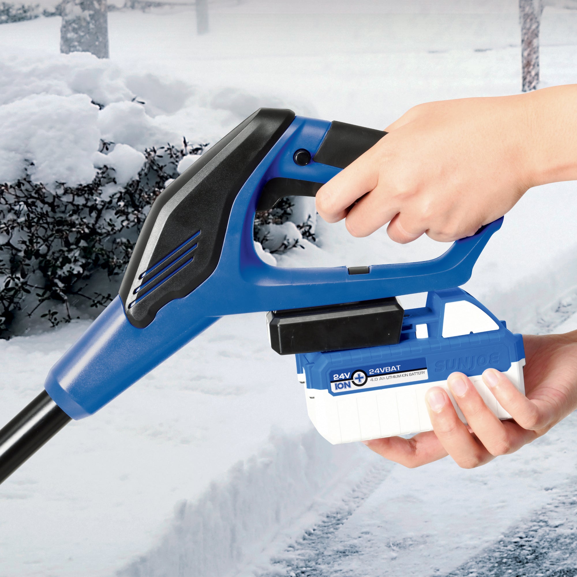 Snow Joe 24V-SS13 24-Volt IONMAX Cordless Snow Shovel Kit W/ 4.0-Ah Battery, Charger