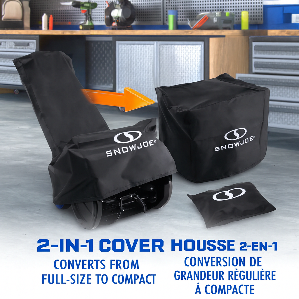 Snow Joe 48-Volt* IONMAX Snow Blower Bundle | 2 x 4.0-Ah Batteries, Dual Port Charger, Cover, Ice Scraper, and Extended Warranty