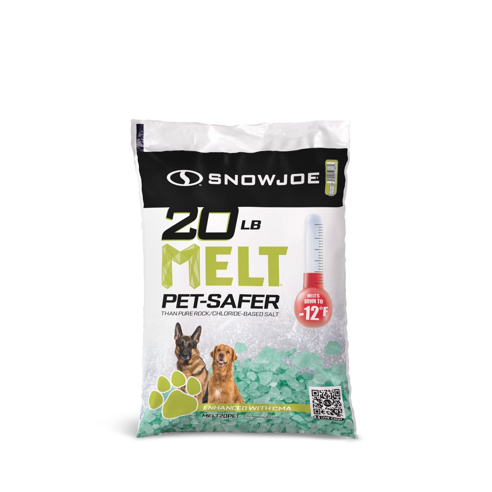 Snow Joe 20lb Pet Safe Ice Melt Premium Alternative To Ice Salt