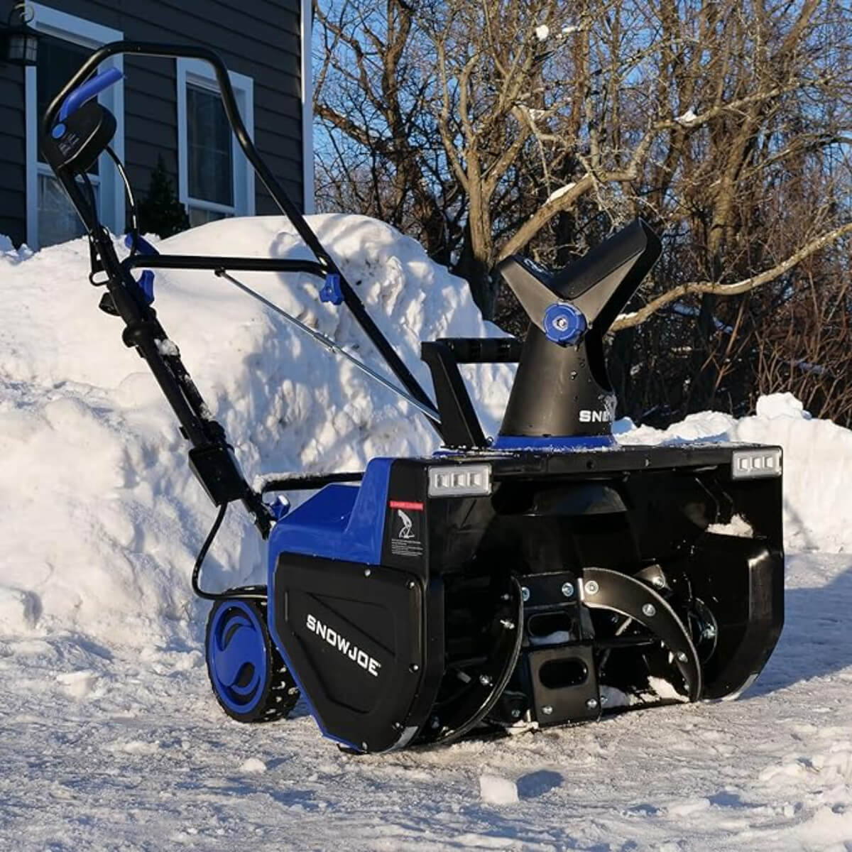 Snow Joe Electric Walk-Behind Snow Blower with Dual LED Lights, 22 inch