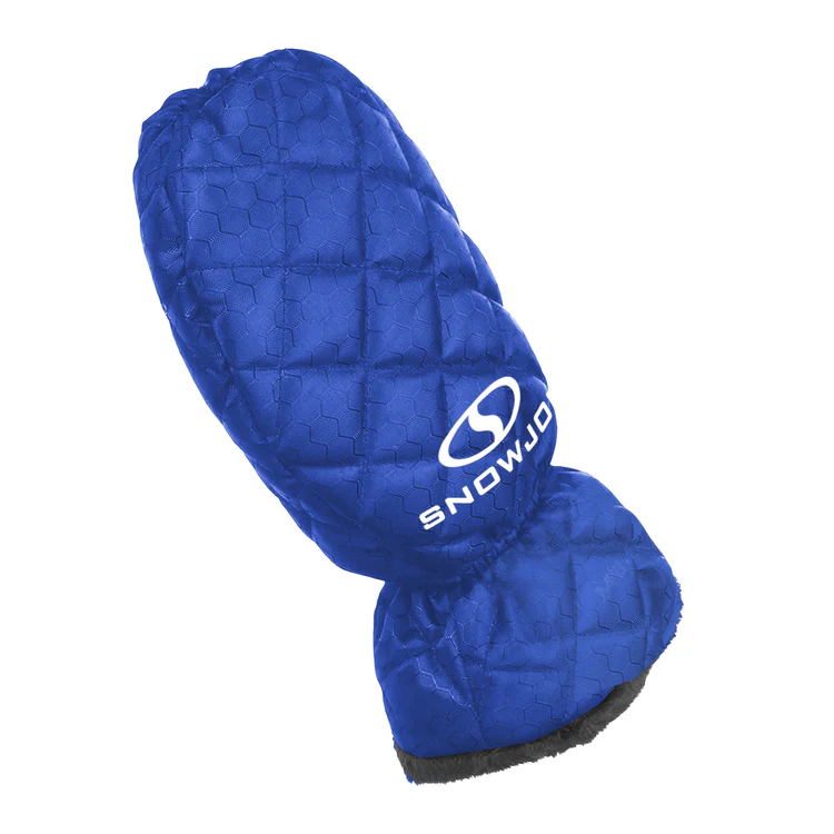 Waterproof Polar Fleece Lined Ice Scraper Mitt – Heavy-Duty, Blue