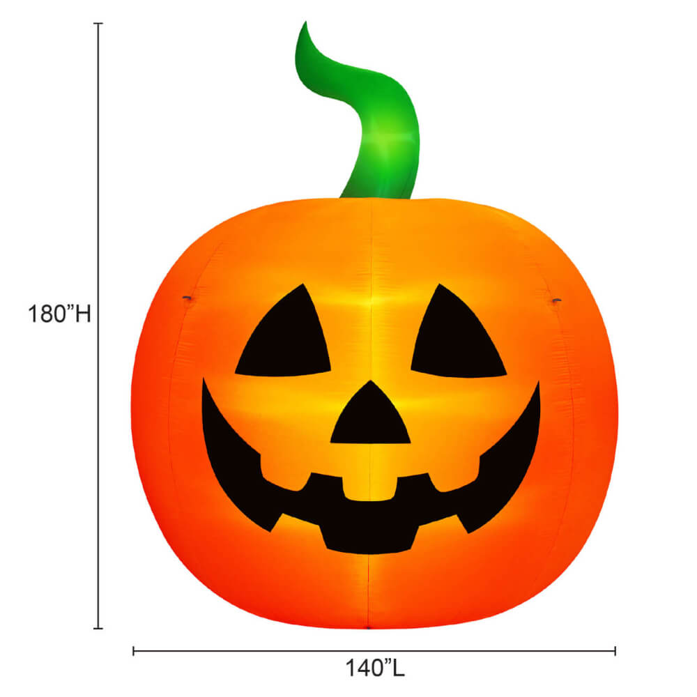 Occasions Halloween 15 Foot Inflatable Pumpkin