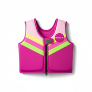 Hurley Neoprene Zip Up Swim Training Vest, Pink