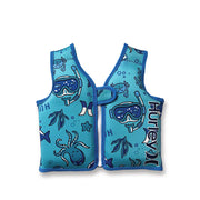 Hurley Neoprene Zip Up Swim Training Vest with Shark Design