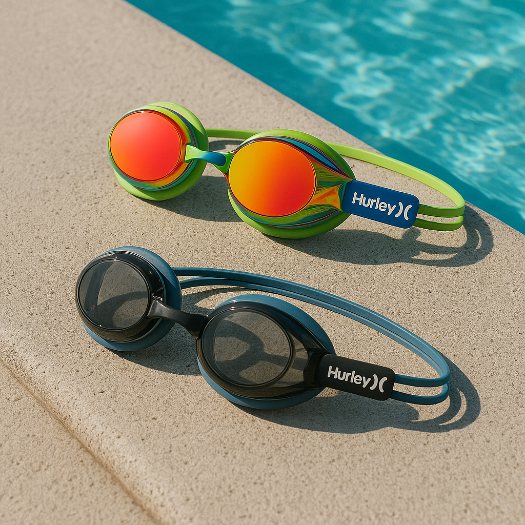 Hurley Phantom Ops Goggles Green & Black 2 pack Trap Blister