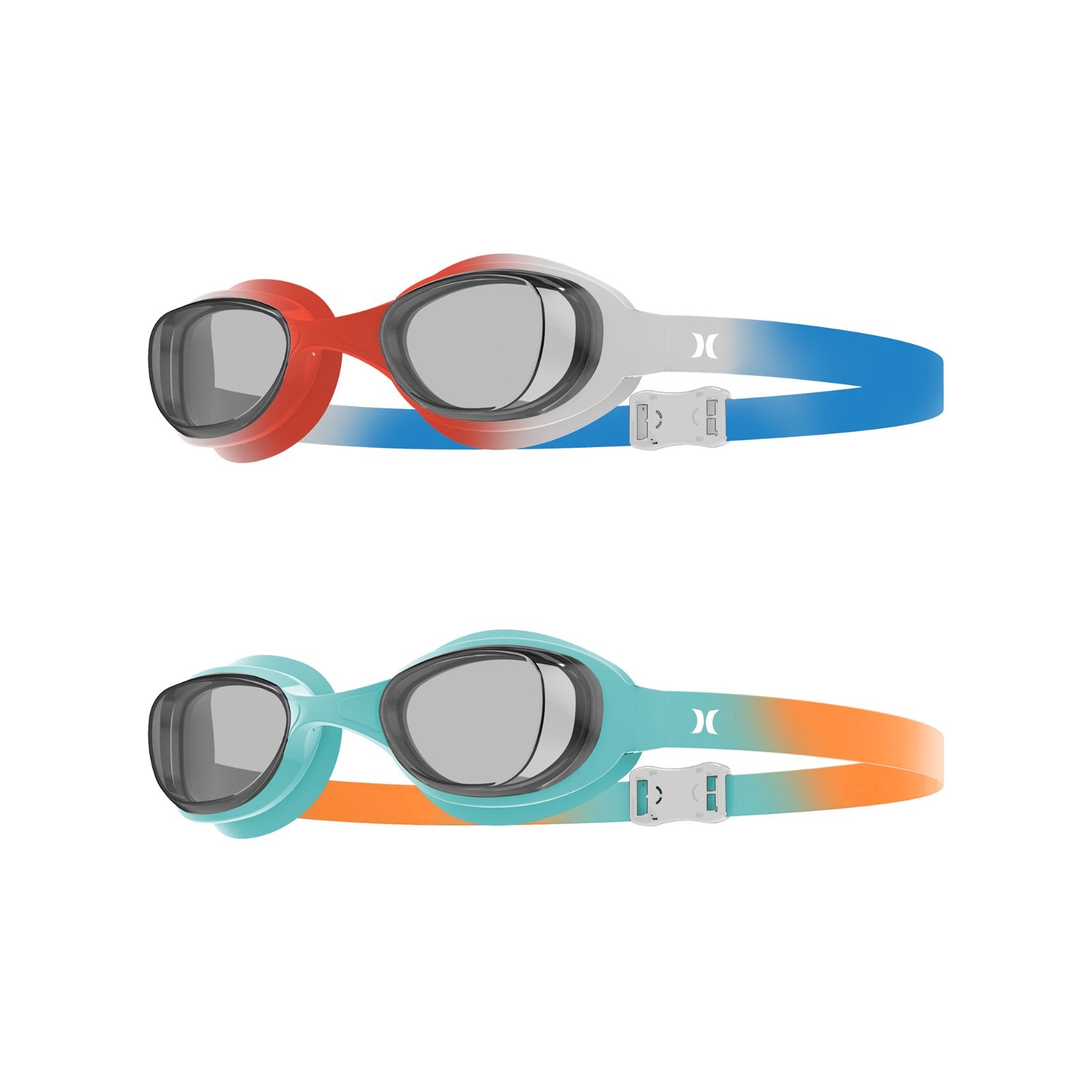 Hurley Youth Solari Orange & Bue Swim Goggle 2 pack Trp Blist