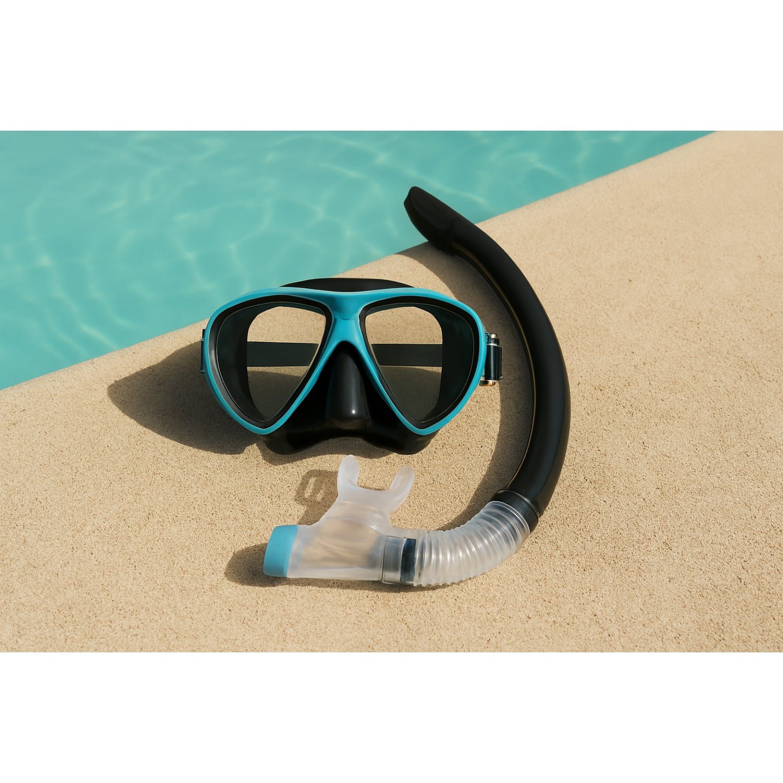 Hurley Adult Blue Snorkle Set