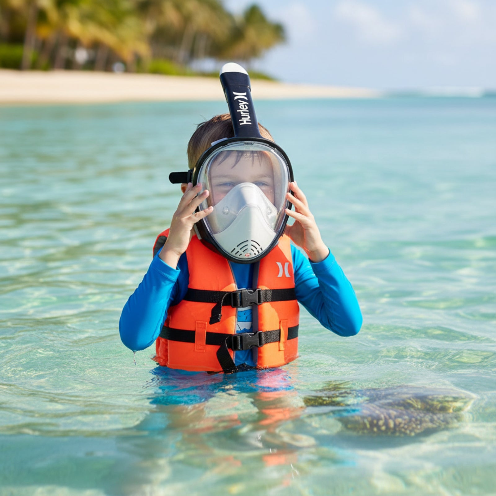 Hurley Full Face Snorkel Mask Small/Medium