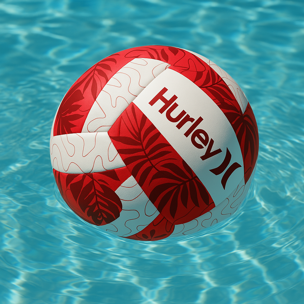 Hurley Red/White Neoprene Volleyball Size 5