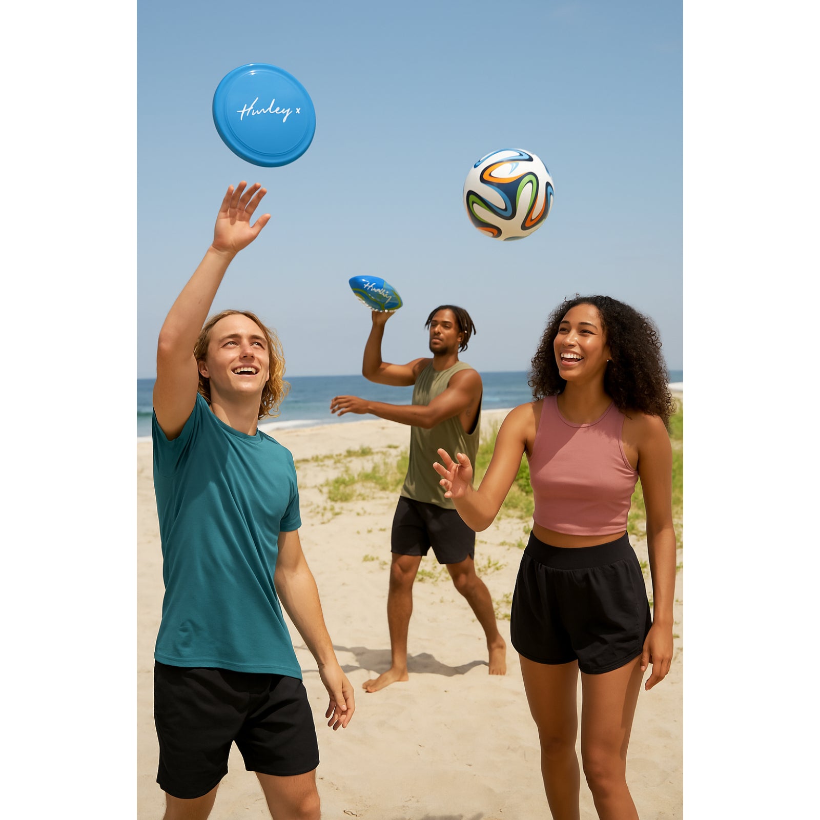 Hurley Blue Swirl 3 pack Neoprene Ball Set