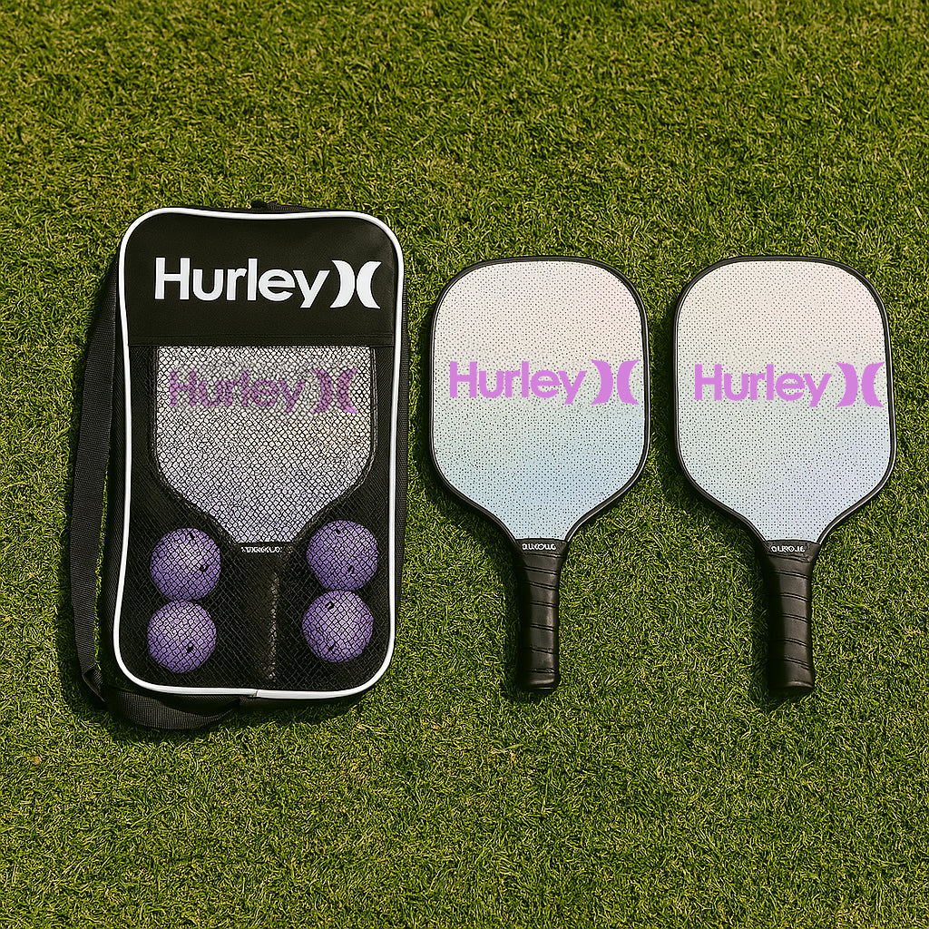 Hurley Purple & White Pickleball Set 2.0