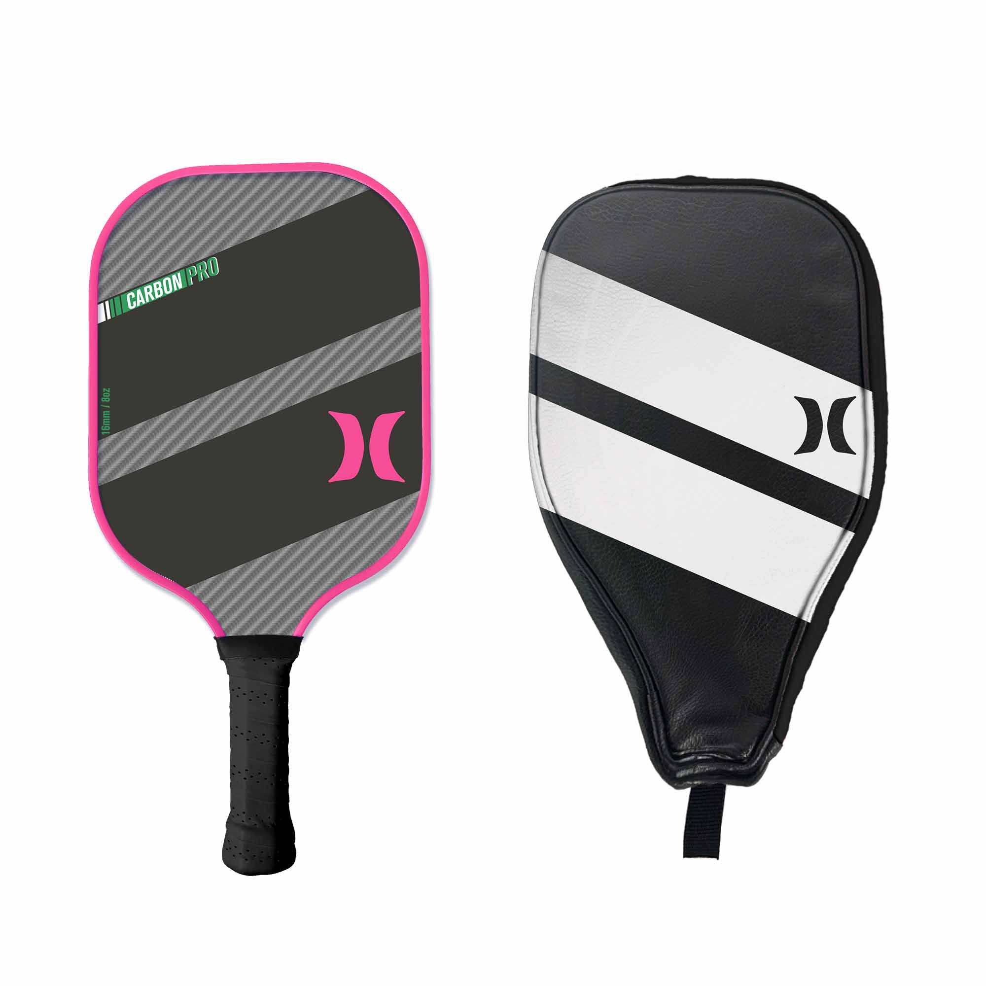 Hurley Pink Fiberglass Pickle Ball Paddle