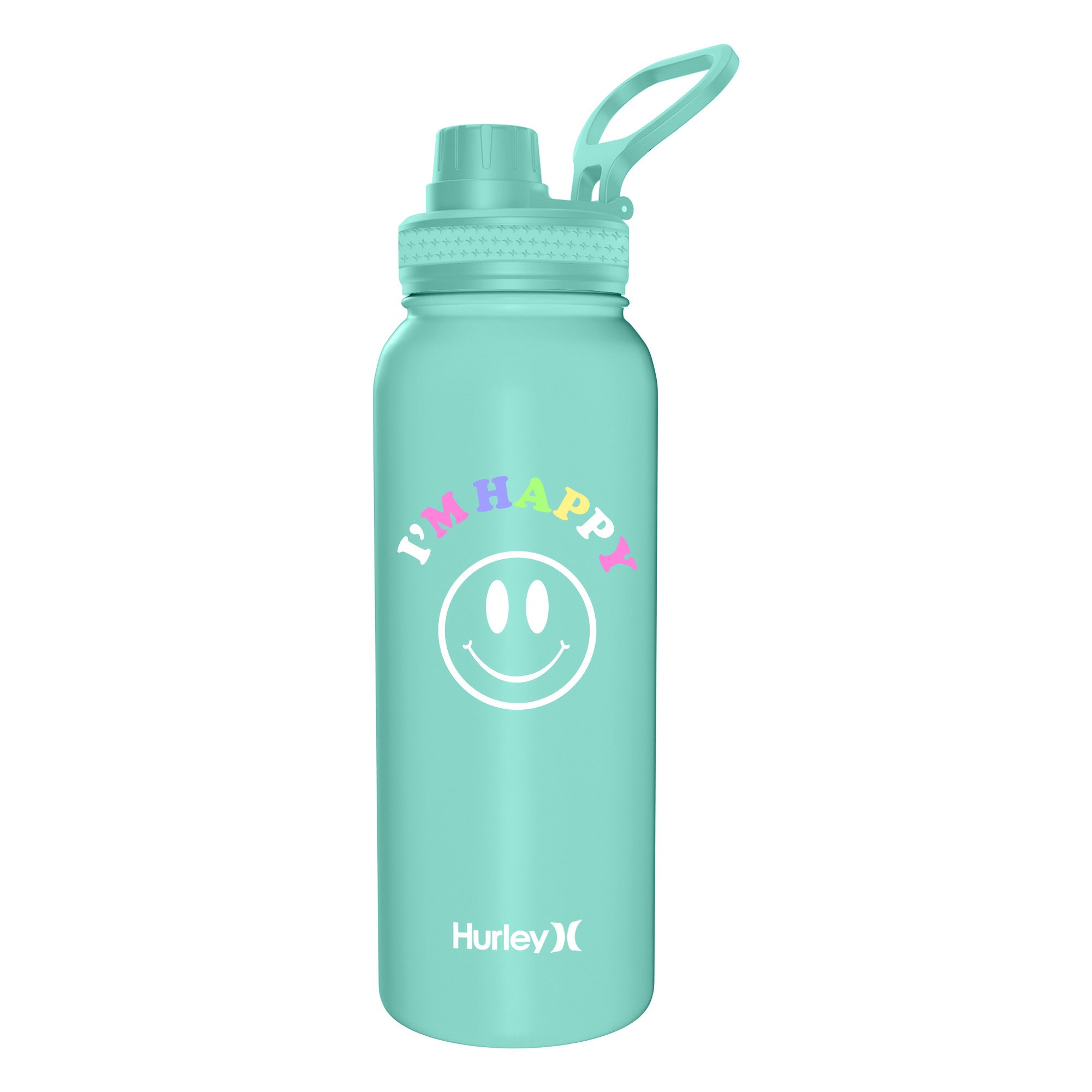 Hurley Mint Be Happy 32 Oz Ss Bottle With Chug Cap