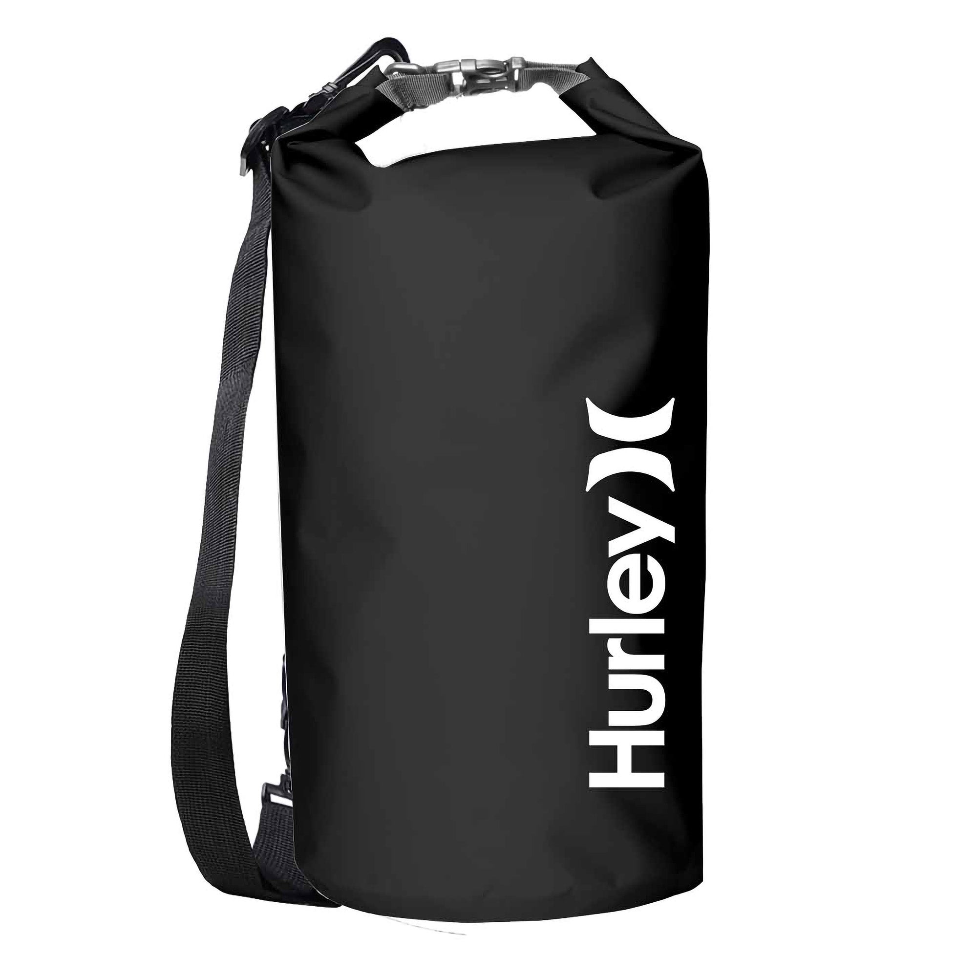 Hurley 30L Waterproof Solid Black Dry Bag