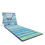 Hurley Blue and Green Design Beach Groundmat With Backrest
