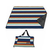Hurley Blue Stripe Design 60X70' Packable Camping Mat