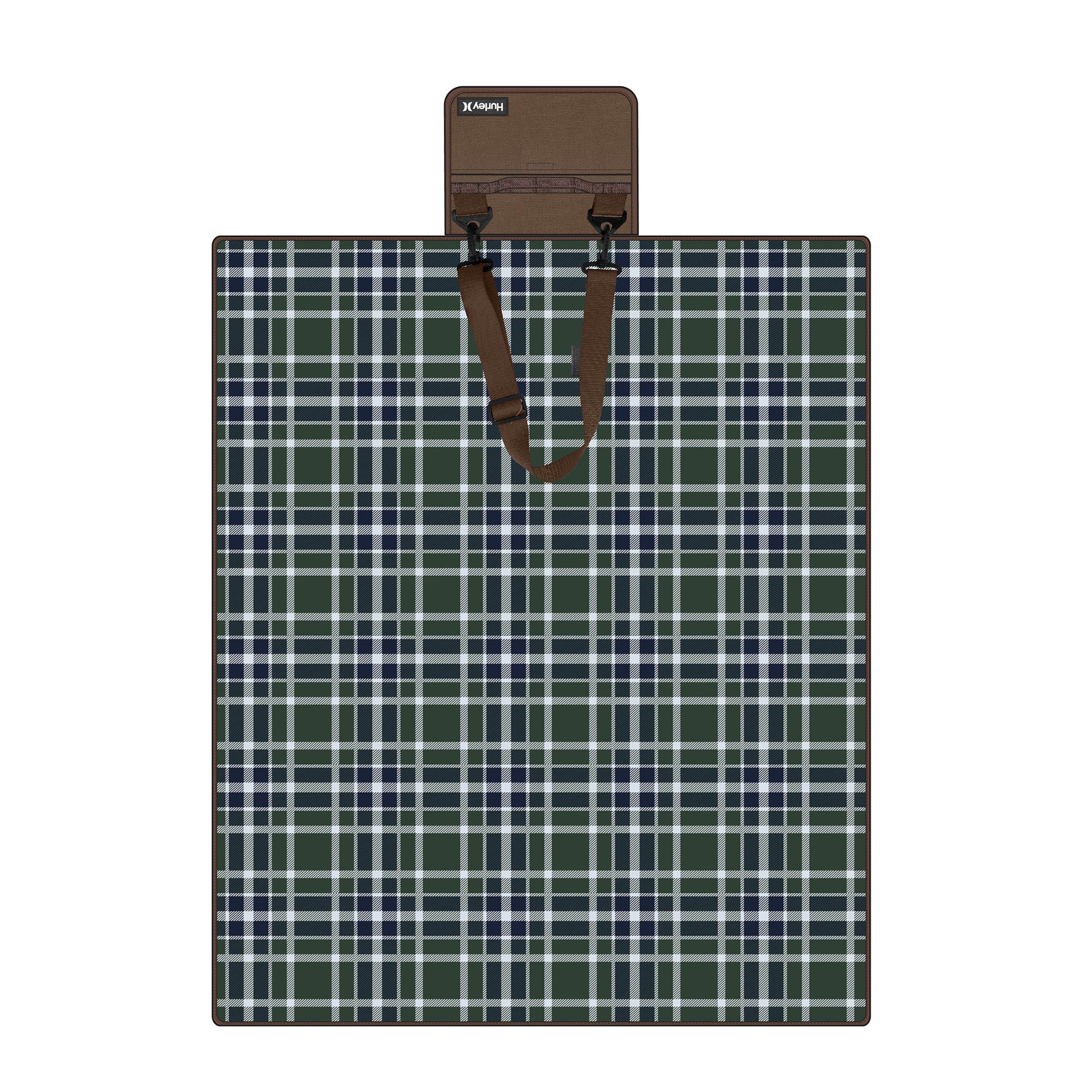 Hurley Olive Combo Design 50X60" Acrylic Camp Blanket