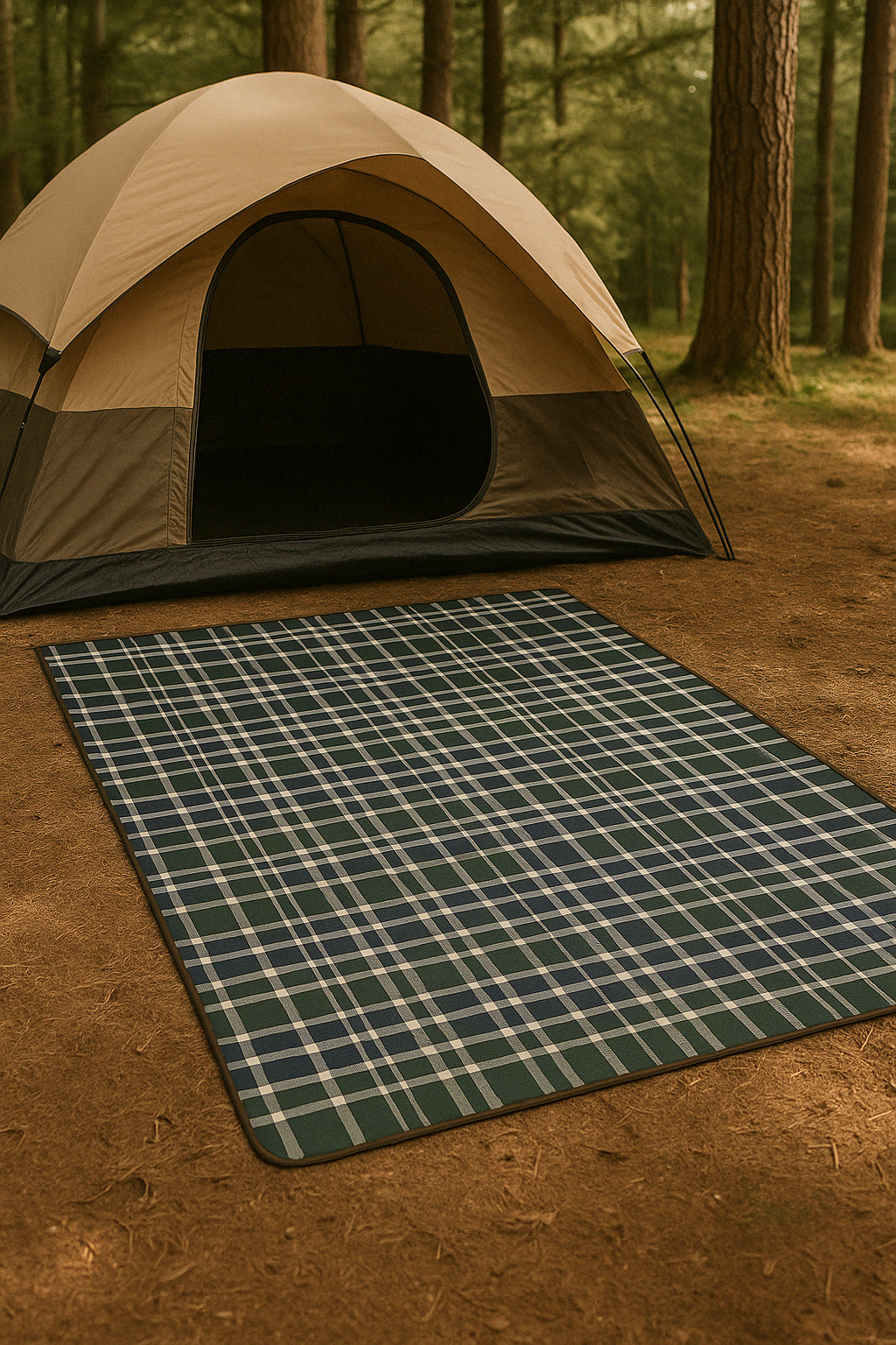 Hurley Olive Combo Design 50X60" Acrylic Camp Blanket