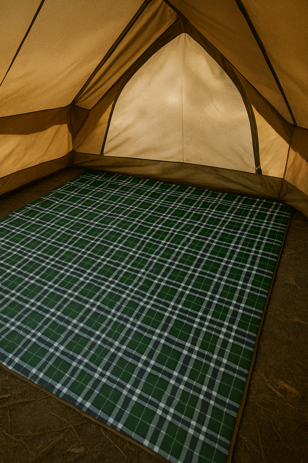 Hurley Olive Combo Design 50X60" Acrylic Camp Blanket