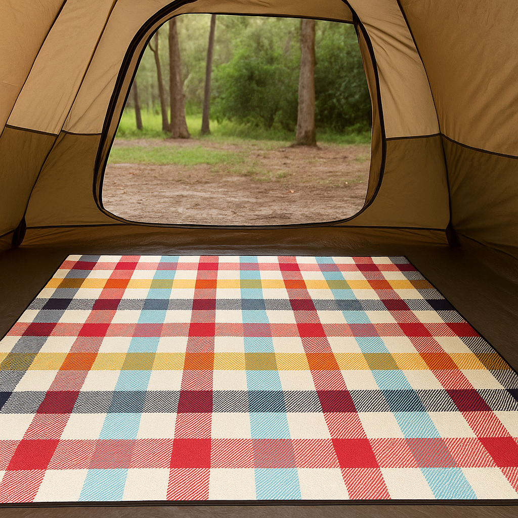 Hurley Large Plaid 50X60" Acrylic Camp Blanket