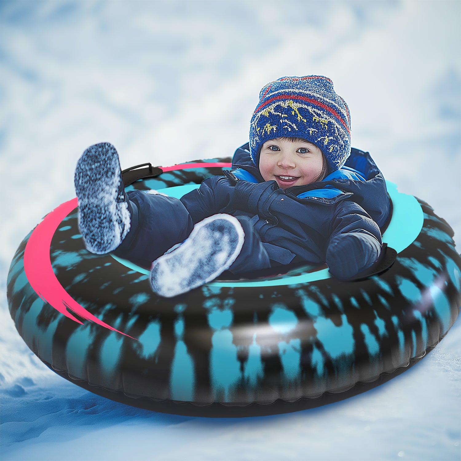 Hurley 36" Snow Tube Vortex Twist Design (190402H)