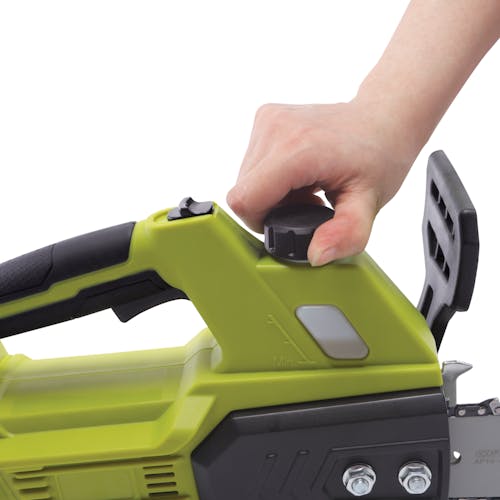 Sun Joe 24V iON 10 In, 4.0Ah Cordless Self Oiling Chain Saw, Tool-Less Bar/Chain Tension