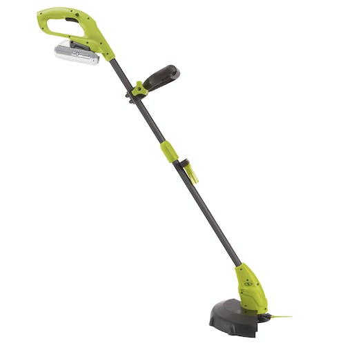 SunJoe 24V iON+ 10-Inch Cordless 2.0-Ah Stringless Blade Cutter Grass Trimmer