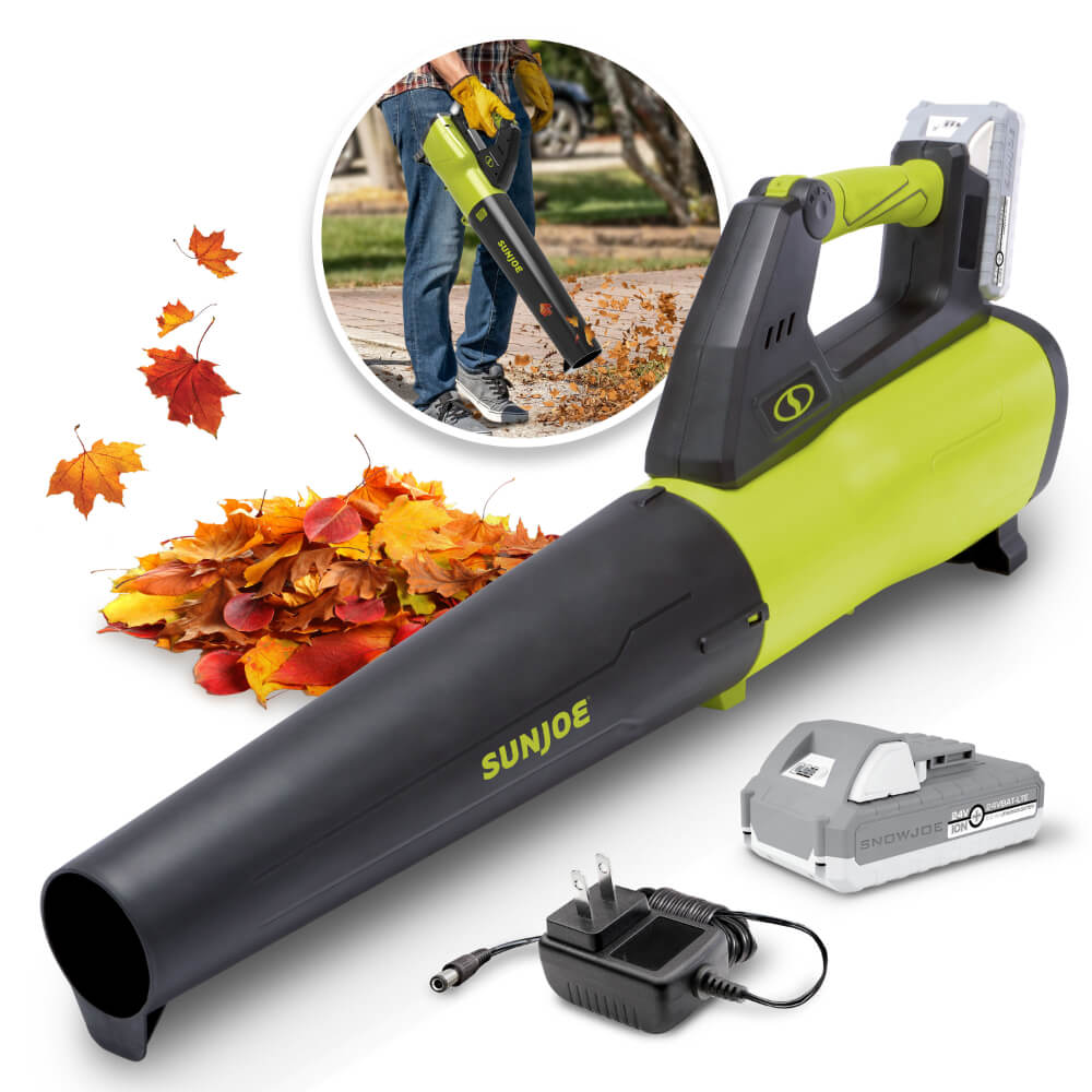 Sun Joe 24-Volt 385-CFM 2.0-Amp Turbine Cordless Jet Blower
