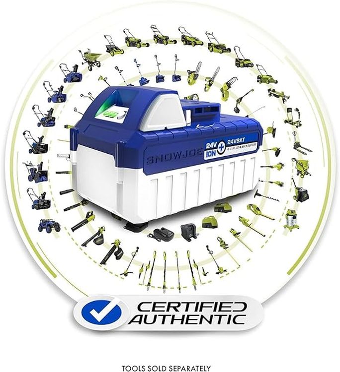 Snow Joe + Sun Joe Universal IONMAX 24-Volt 4.0-Ah Lithium-ION Battery