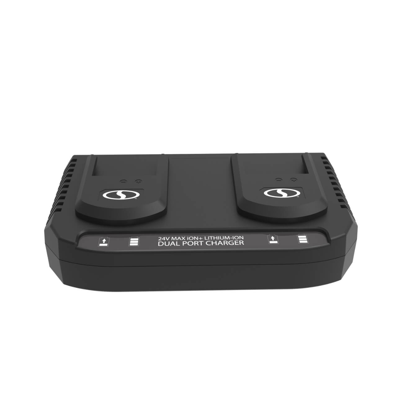 Snow Joe 24-Volt Dual Port Quick Charge Docking Station for iBAT24 and 24-Volt BAT Series Batteries