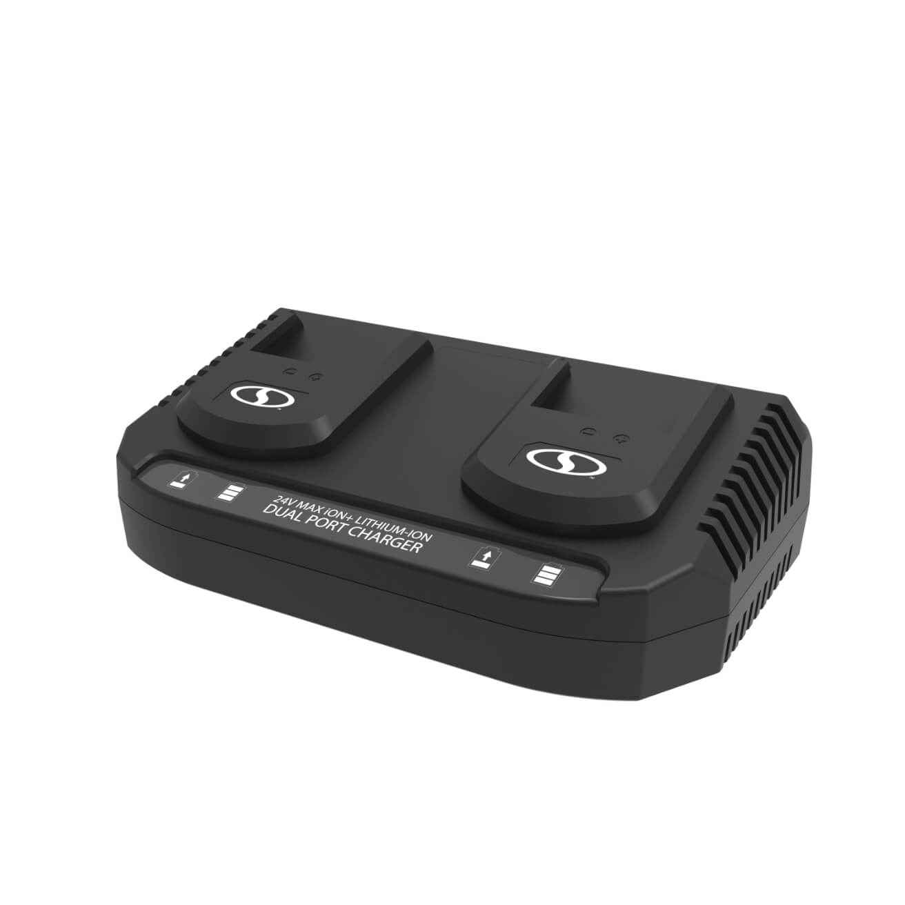 Snow Joe 24-Volt Dual Port Quick Charge Docking Station for iBAT24 and 24-Volt BAT Series Batteries