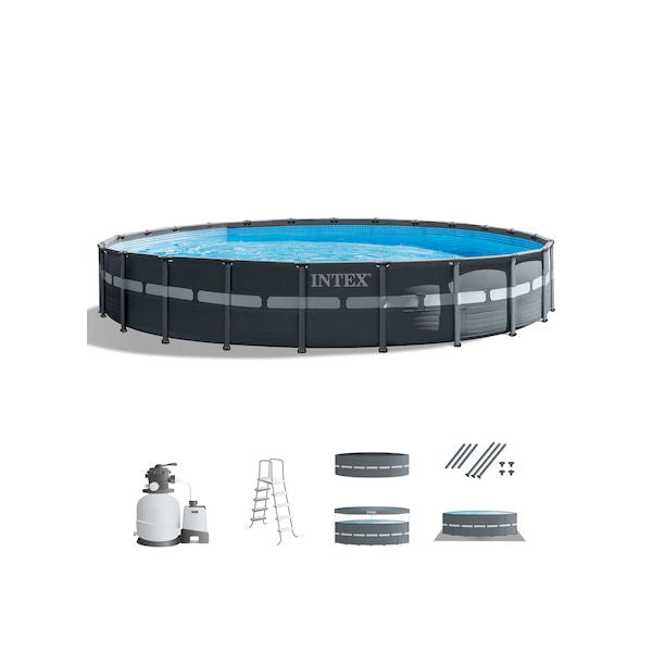 Intex 24 ft X 4.4 ft Ultra XTR Above Ground Pool with Sand Filter Pump