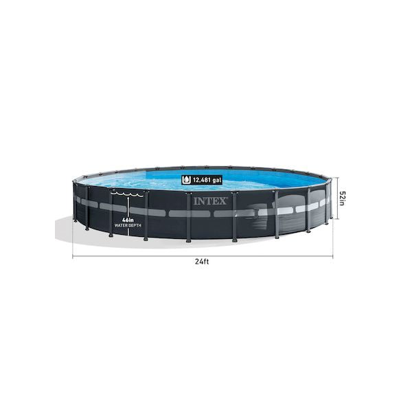 Intex 24 ft X 4.4 ft Ultra XTR Above Ground Pool with Sand Filter Pump