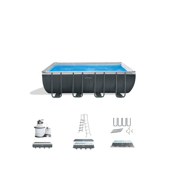 Intex 18 ft X 9 ft X 52 in ULTRA XTR Rectangular Above Ground Pool Seet
