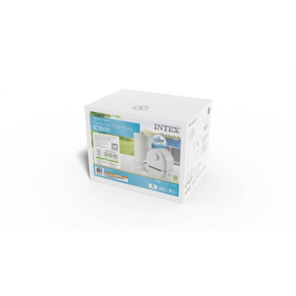 Intex C1500 Cartridge Filter Pump with Gfci (110-120 Volt)