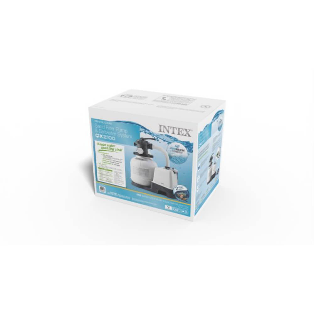 Intex Qx2100 Sand Filter Pump & Saltwater System (110V), Age: Adult