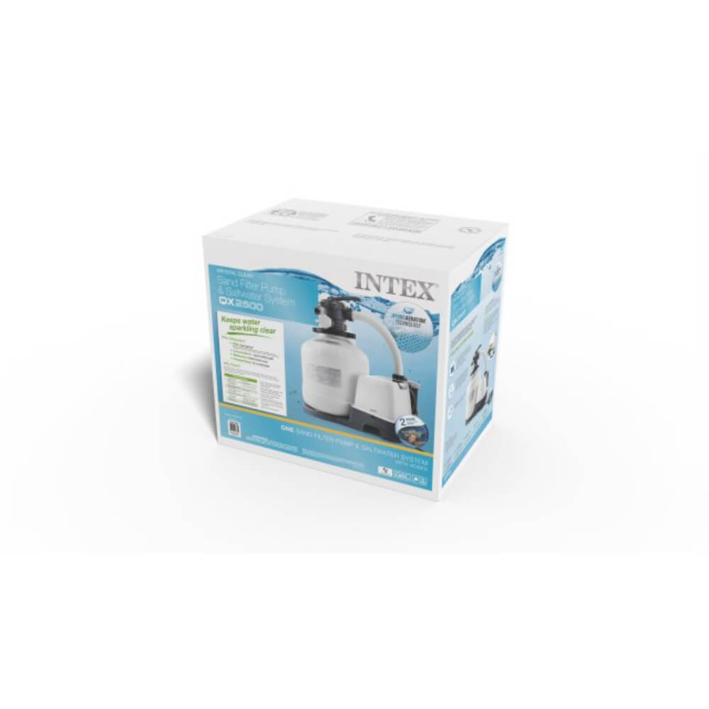 Intex Qx2600 Sand Filter Pump & Saltwater System (110V), Age: Adult