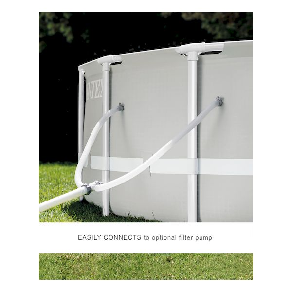 Intex Prism Frame 15 FT X 48 in Above Ground Pool Set