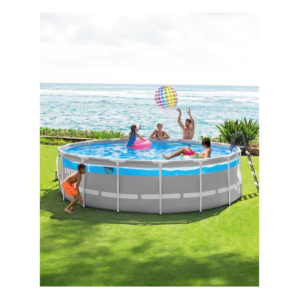 Intex Clearview Prism Frame™ 16 FT x 48 in Above Ground Premium Pool Set