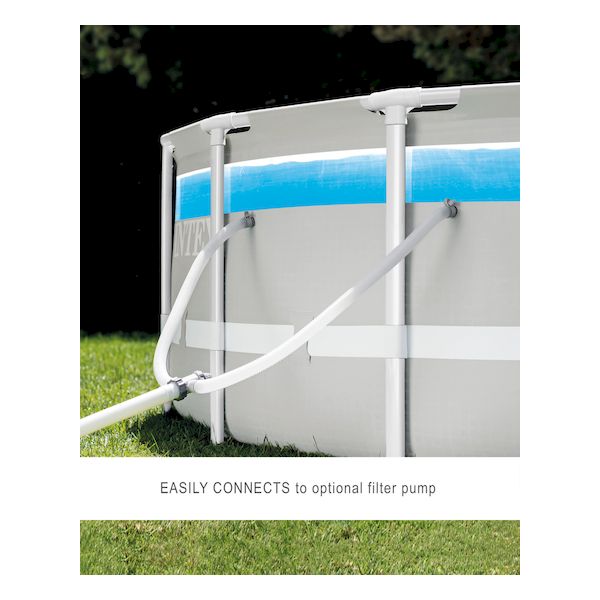 Intex Clearview Prism Frame™ 16 FT x 48 in Above Ground Premium Pool Set